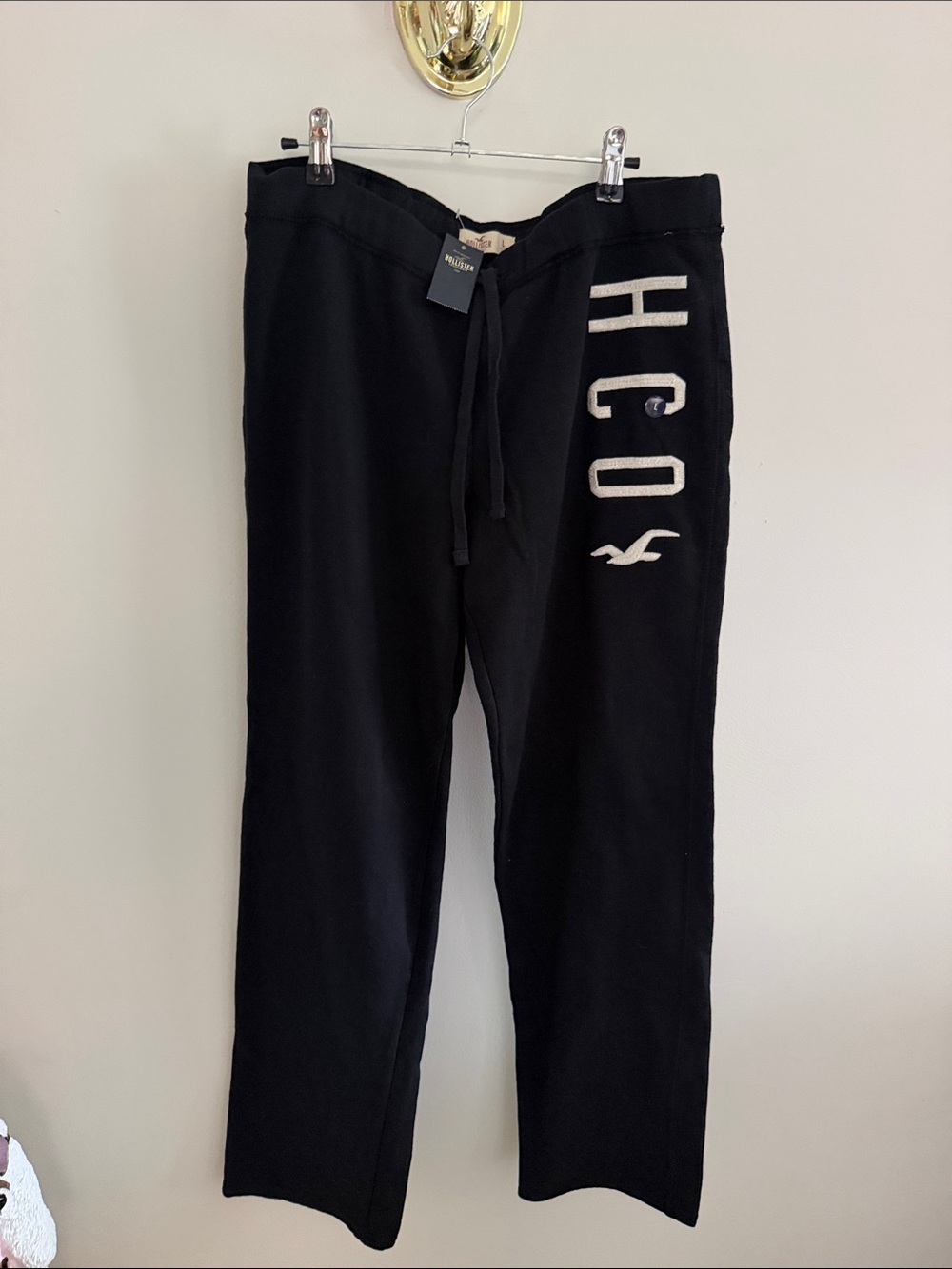 Hollister Black Drawstring Sweatpants